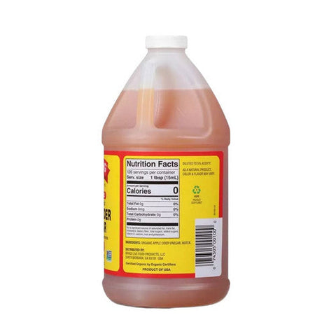 Bragg, Vinegar Apple Cider Org, 1 Gallon(Case Of 4)