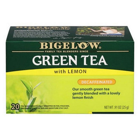 Bigelow, Green Tea With Lemon Decaffeinated, 0.91 Oz(Case Of 6) Bigelow