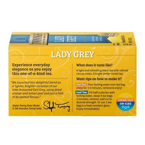 Twinings Tea, Tea Lady Grey, 20 Bags Twinings Tea