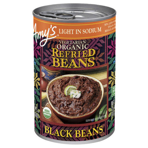 Amys, Organic Refried Black Beans, 15.4 Oz(Case Of 12) Amys