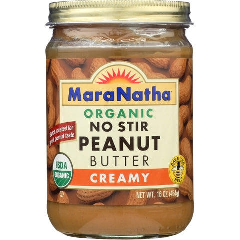 Peanut Bttr Nostir Crmy Org Case of 6 X 16 Oz by Maranatha