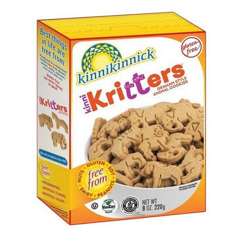 Kinnikinnick, K Innikritters Glutan Free Cookies, 8 Oz(Case Of 6) Kinnikinnick