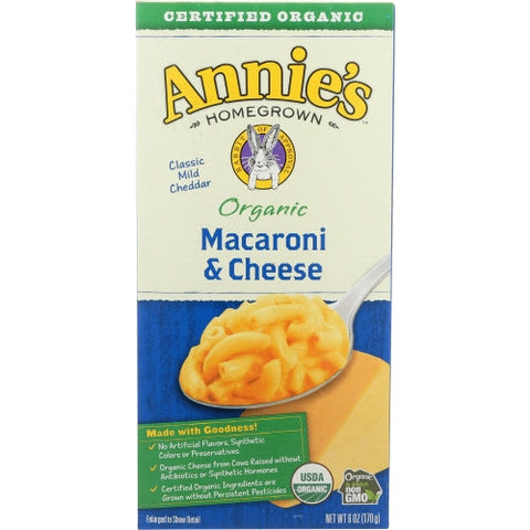 Annie's Homegrown, Organic Classic Macaroni And Cheese, 6 Oz(Case Of 12) Annie's Homegrown