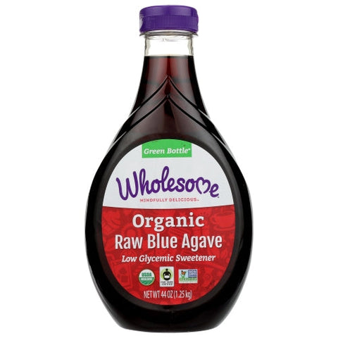 Wholesome, Agave Blue Raw Org, Case of 6 X 44 Oz Wholesome