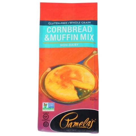 Pamela's Products, Mix Corn Bread & Muffin, 12 Oz(Case Of 6) Pamela's Products