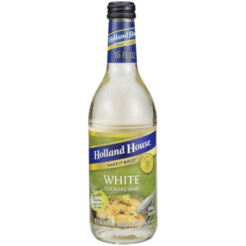 Holland House, Cook Wine White, 16 Oz(Case Of 6) Holland House