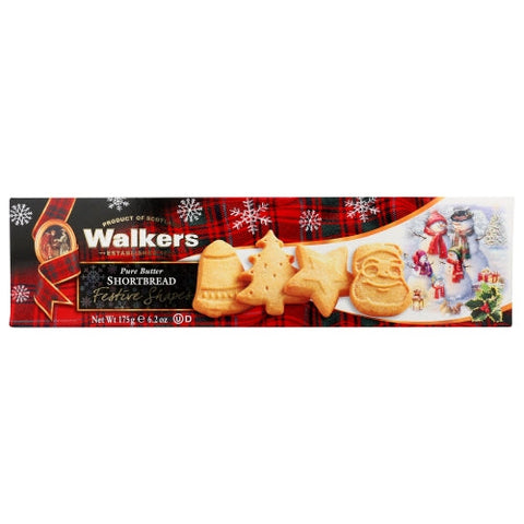 Walkers, Shortbread Festv Shape Bx, 6.2 Oz(Case Of 12) Walkers