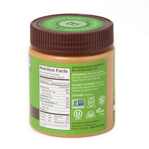 Barney Butter, Nut Bttr Almnd Crnchy, 10 Oz(Case Of 6) Barney Butter
