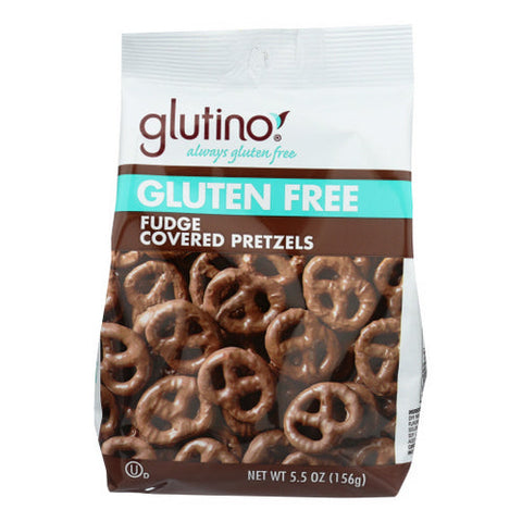 Glutino, Chocol Ate Covered Pretzels, 5.5 Oz(Case Of 12) Glutino