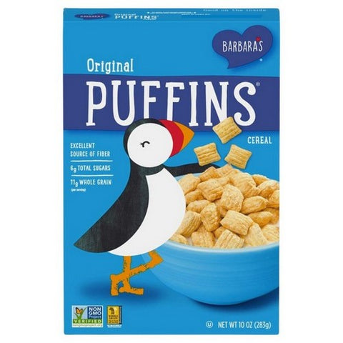 Barbara's, Cereal Puffins Original, 10 Oz(Case Of 12) Barbara's