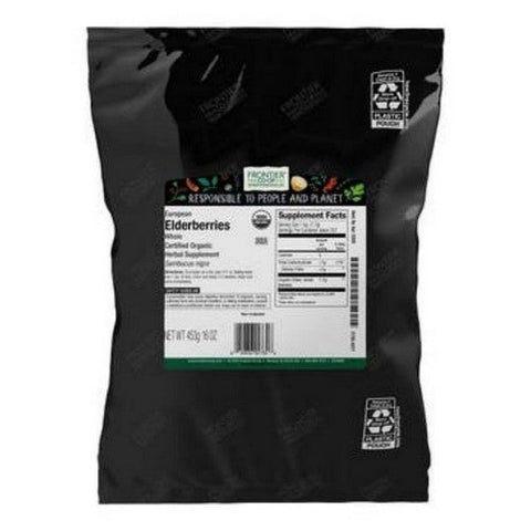 Frontier Coop, Organic Whole Elder European Berries, 16 Oz Frontier Coop