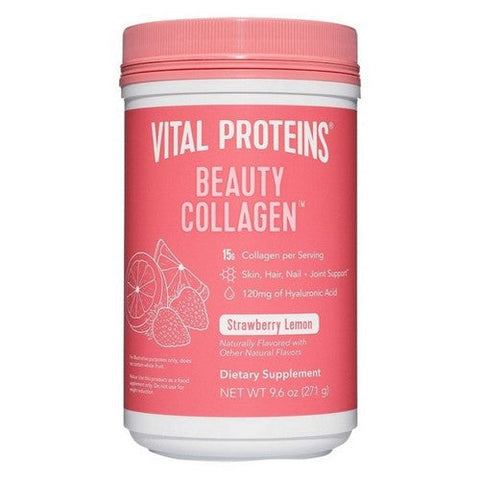 Vital Proteins, Beauty Collagen Strawberry Lemon, Strawberry Lemon 9.6 Oz Vital Proteins
