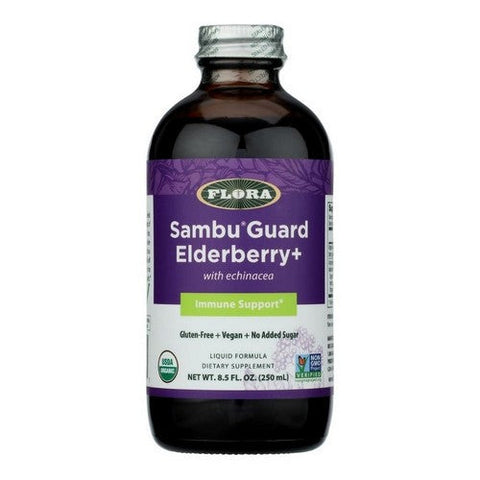 Flora, Organic Elderberry Plus Immune Support, 8.5 Oz Flora