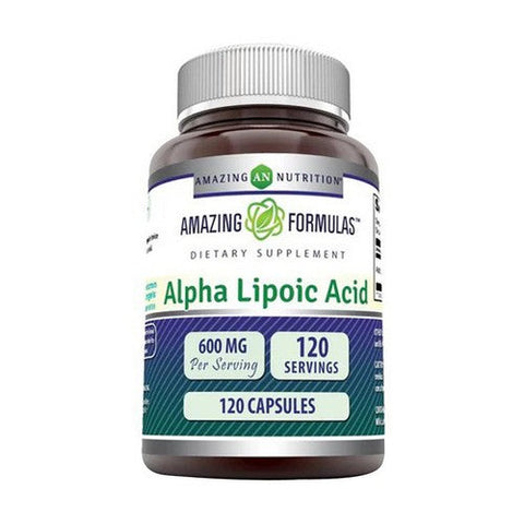 Amazing Nutrition, Amazing Formulas Alpha Lipoic Acid, 600 mg, 120 Caps Amazing Nutrition