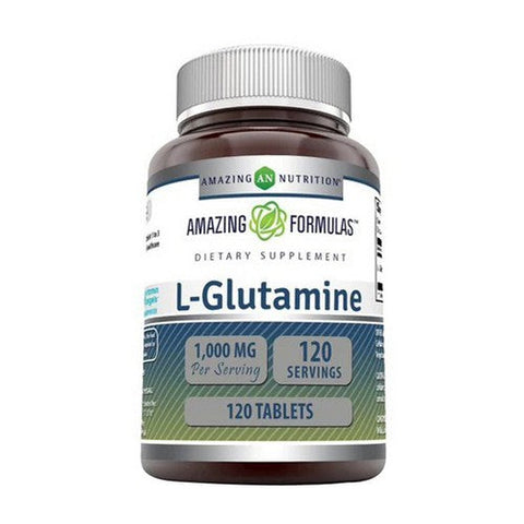 Amazing Nutrition, Amazing Formulas L-Glutamine, 1000 mg, 120 Tabs