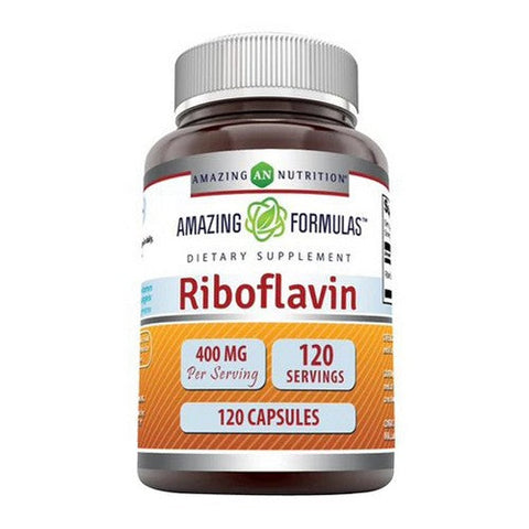 Amazing Nutrition, Amazing Formulas Riboflavin, 400 mg, 120 Caps
