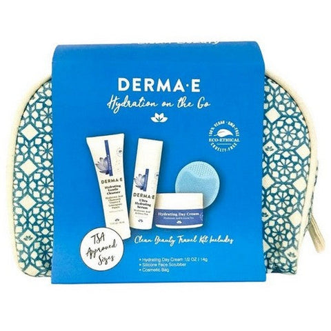 Derma e, Hydrating on the Go Clean Beauty Travel Kit, 1 Each Derma e