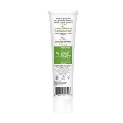 Desert Essence, Kids Toothpaste Gel Green Apple Watermelon, 4.7 Oz Desert Essence