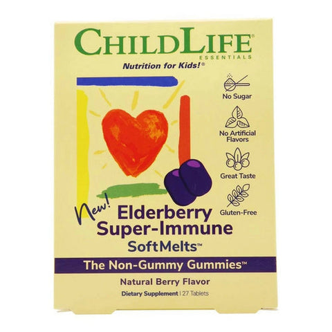 Child Life Essentials, Super Immune Softmelts, 27 Tabs Child Life Essentials