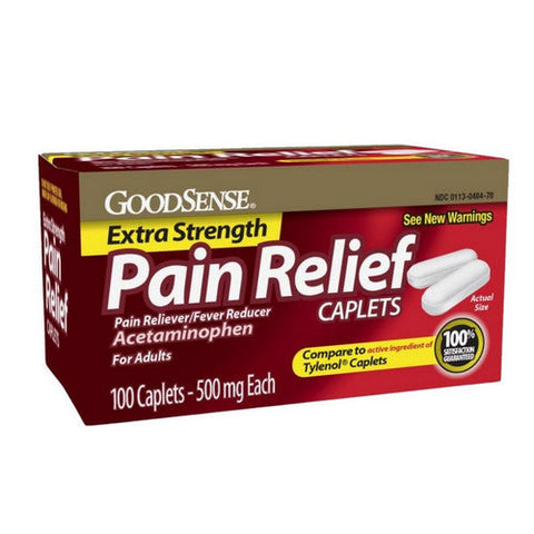 Ohm, Acetaminophen, 500 Mg, 100 Caplets Good Sense