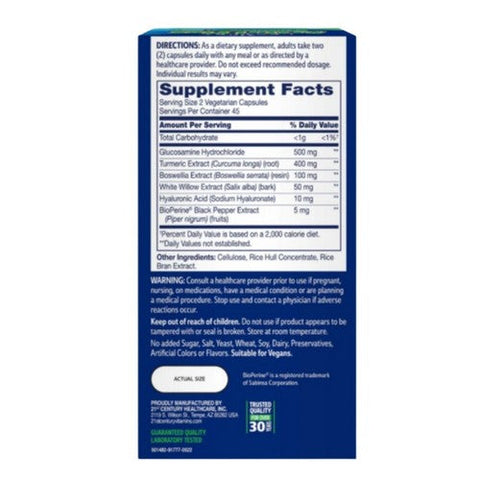 21st Century, Arthriflex + Tumeric, 90 Veg Caps 21st Century