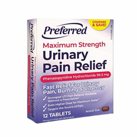 Reese, Maximum Strength Urinary Pain Relief, 12 Tabs Reese