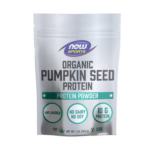 Now Foods, Organic Pumpkin Seed Protein Powder, Unflavored 1 LB Now Foods