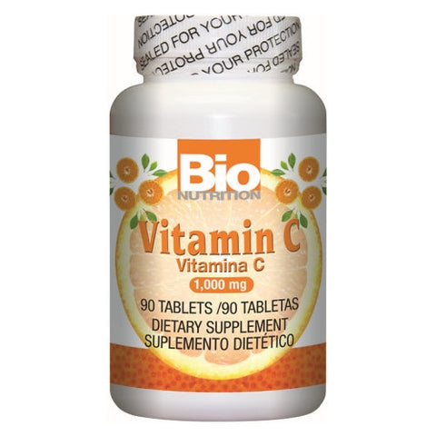 Bio Nutrition Inc, Vitamin C Ascorbic Acid, 1000mg, 90 Count Bio Nutrition Inc