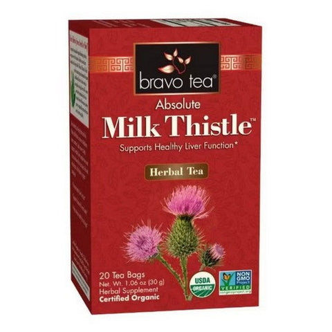 Bravo Tea & Herbs, Organic Milk Thistle Tea, 20 Bags Bravo Tea & Herbs