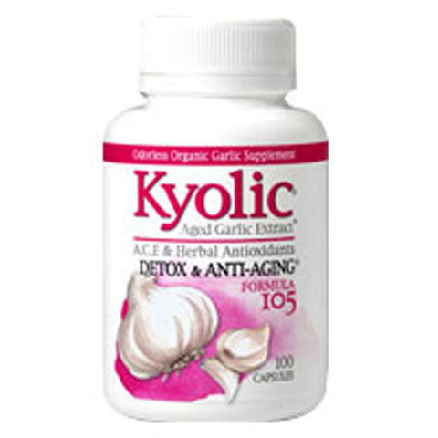 Kyolic, A.G.E Antioxidant Formula 105, WITH VITAMIN A & E SELENIUM, 100 CAP Kyolic