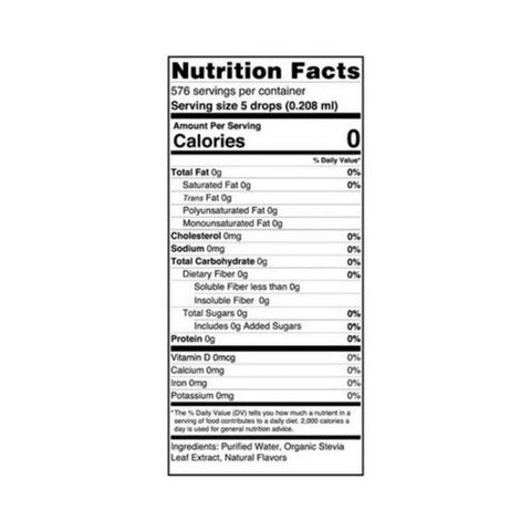 Sweetleaf Stevia, Sweet Drops SteviaClear Liquid Sweetener, 4 Oz Sweetleaf Stevia