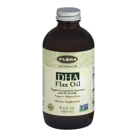Flora, Flax Oil DHA, 8.5 Oz Flora