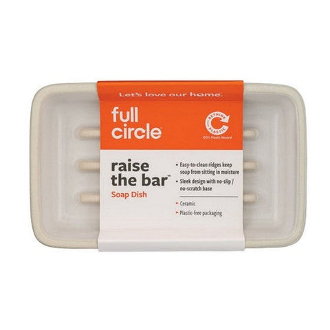 Bar Soap Dish White 1 Count by Full Circle Home