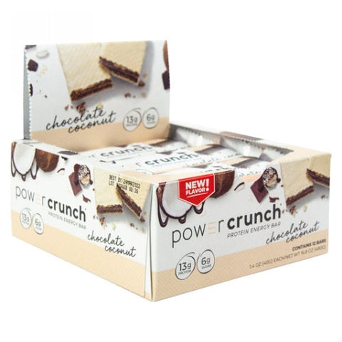 Power Crunch, Power Crunch Chocolate Coconut, 12 Count Power Crunch