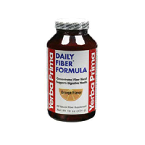 Yerba Prima, Daily Fiber Formula, Orange Powder 16 Oz Yerba Prima