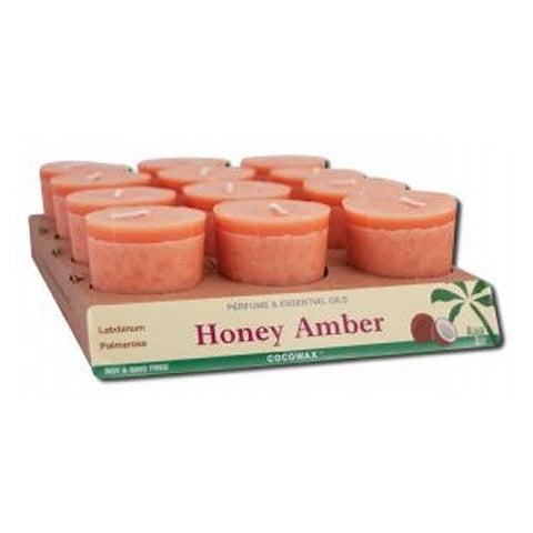 Aloha Bay, Votives Honey Amber, 12 Count Aloha Bay