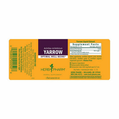Herb Pharm, Yarrow, 1 oz Herb Pharm