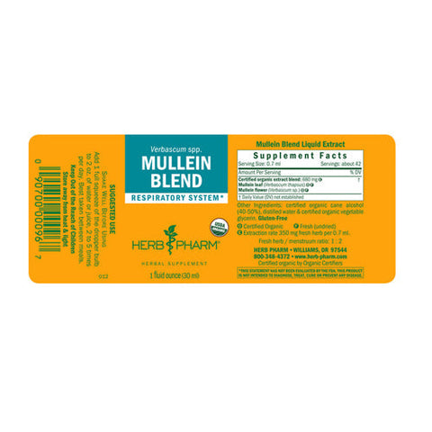 Herb Pharm, Mullein Blend, 1 Oz Herb Pharm