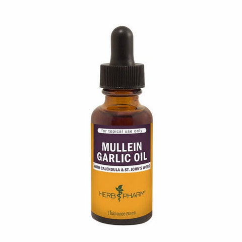 Herb Pharm, Mullein Garlic Oil, 1 Oz Herb Pharm