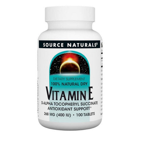 Source Naturals, Vitamin E, 400 IU, 100 Tabs Source Naturals
