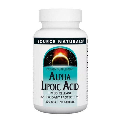 Source Naturals, Alpha Lipoic Acid, 300 MG, Timed Release 60 Tabs Source Naturals