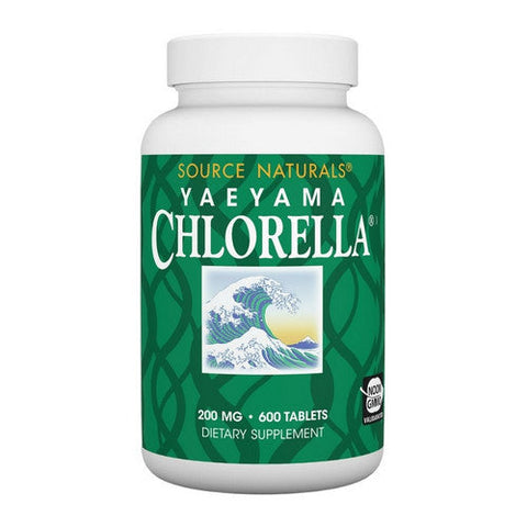 Source Naturals, Chlorella, 200 MG, From Yaeyama 600 Tabs Source Naturals