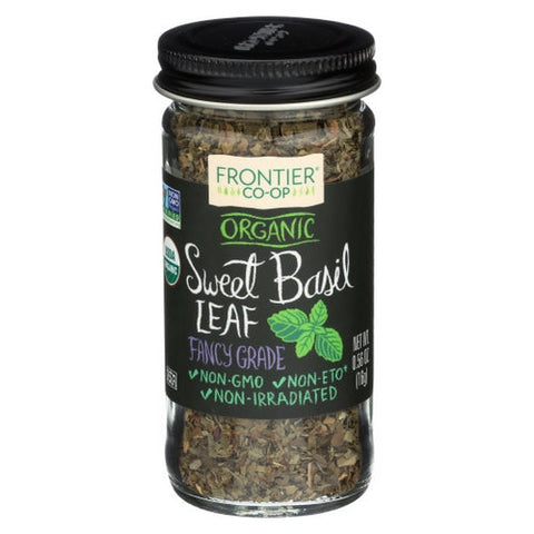Frontier Herb, Organic Sweet Basil Spice Leaf Flakes, 0.56 Frontier Herb