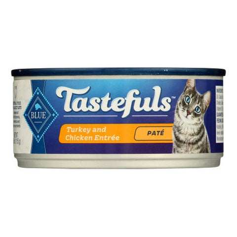 Blue Buffalo, Tastefuls Adult Cat Turkey and Chicken Entree Pate, 5.5 Oz Blue Buffalo