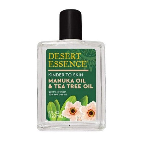 Desert Essence, Kinder To Skin Manuka Oil And Australian Tea Tree Oil, 4 Oz Desert Essence