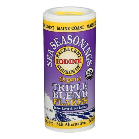 Maine Coast Sea Vegetables, Sea Seasonings Organic Triple Blend Flakes, 1.5 Oz Maine Coast Sea Vegetables