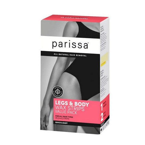 Parissa, Wax Strips Legs & Body, Value Pack 48 Count Parissa