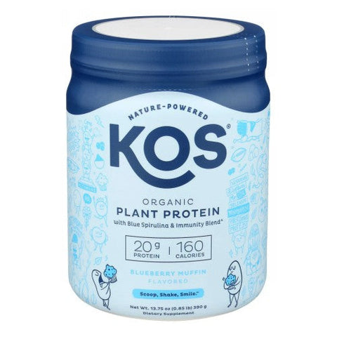 Kos, Organic Plant Protein, 13.75Oz Kos