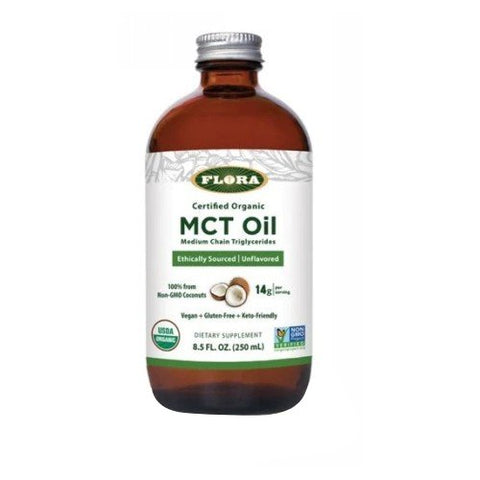 Flora, Organic MCT Oil, 8.5 Fl Oz Flora