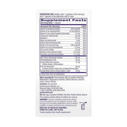Natrol, Cognium Complete Brain Health, 60 Caps Natrol